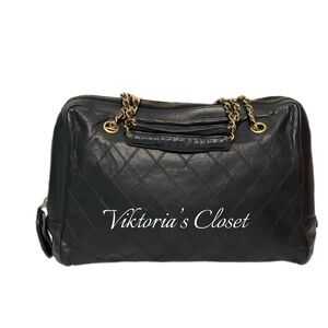 Black Quilted Bag